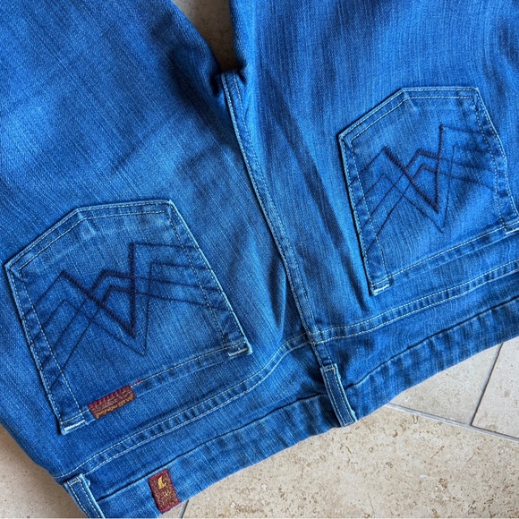 7 for all mankind ‘A pocket’ women’s blue denim jeans 31 x 33 - Picture 4 of 8